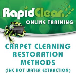 Carpet Cleaning Restoration Course