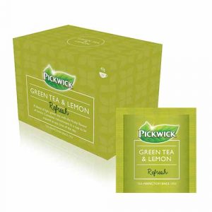 Pickwick Refresh Green Tea and Lemon Enveloped Teas