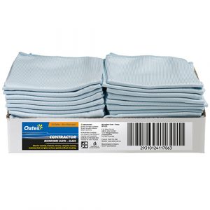 Contractor Microfibre Glass Cloths - 20 Pack