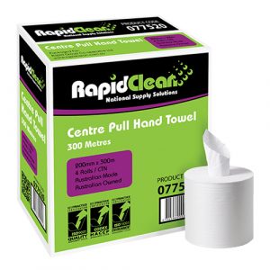 RapidClean Centre Pull Hand Towel 300m