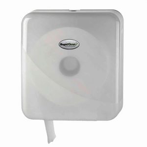 RapidClean Jumbo Toilet Tissue Roll Dispenser