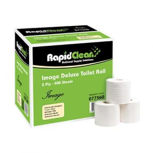 RapidClean Image Deluxe Toilet Tissue Roll 400s - 700s