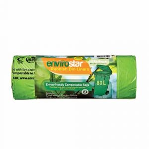 80L Compostable Bin Liner 23um