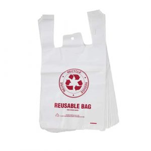 Large Reusable Singlet Bags 35um