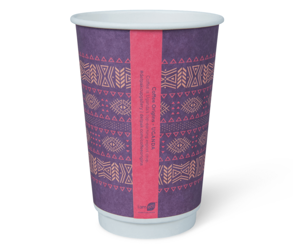 Detpak I Am Eco Coffee Origins Double Wall Hot Cups - Image 7